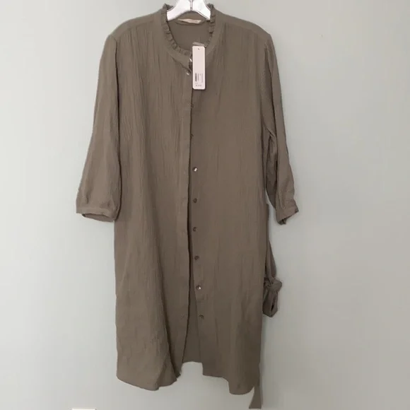 NWT Soft Surroundings Big Sur Gauze Dress Size XL - Picture 4 of 12